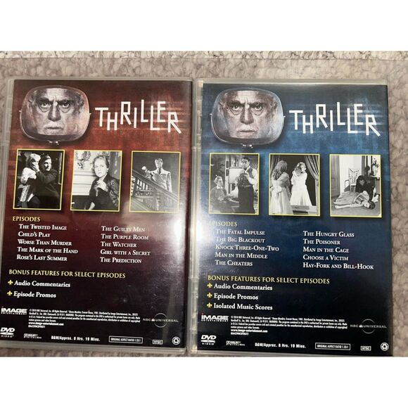 Thriller Season One DVD Episodes 1-20 Boris Karloff 4 discs - Picture 2 of 2